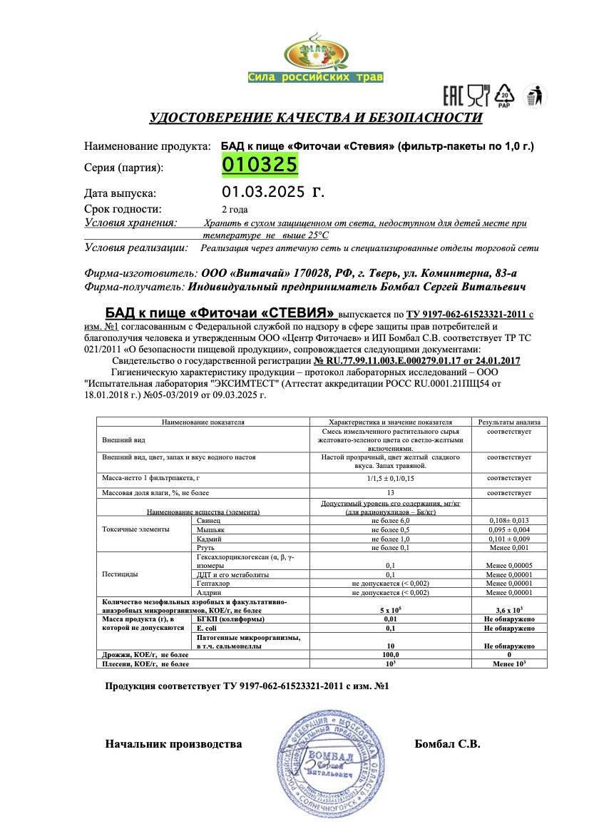 Паспорт №032025